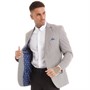 Ben Sherman Mens Micro Check Blazer Beige