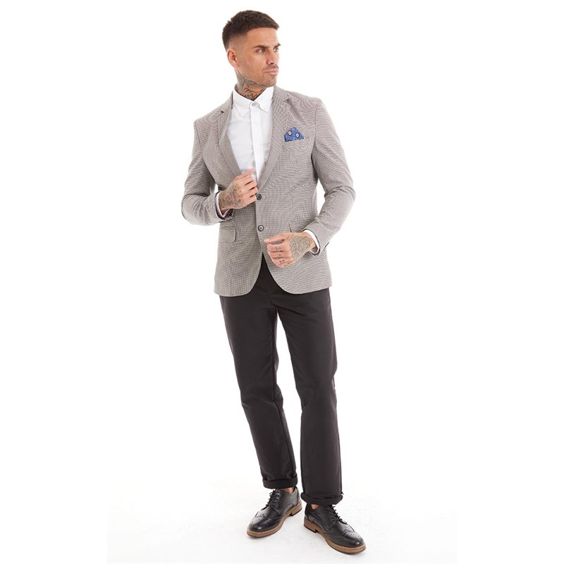 Micro hot sale check blazer