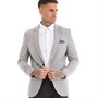 Ben Sherman Mens Plain Panama Blazer Grey