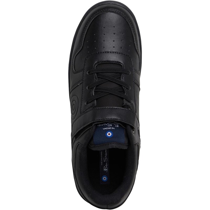 Ben Sherman Junior Boys Bronx Strap Trainers Black