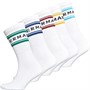 Ben Sherman Chaussettes Ballymist Five Pack Homme Blanc