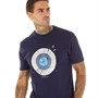 Ben Sherman Mens Smashed Record T-Shirt Marine