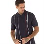 Ben Sherman Mens Verticle Stripe Polo Marine