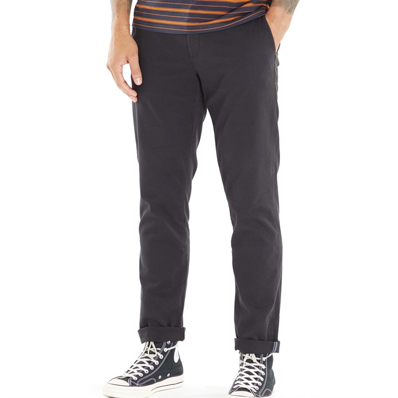 Ben Sherman Mens Slim Fit Chino Trousers Black