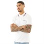 Ben Sherman Mens Twin Pipped Polo White