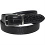 Ben Sherman Mens Brendon Croc Reversible Belt Black/Black