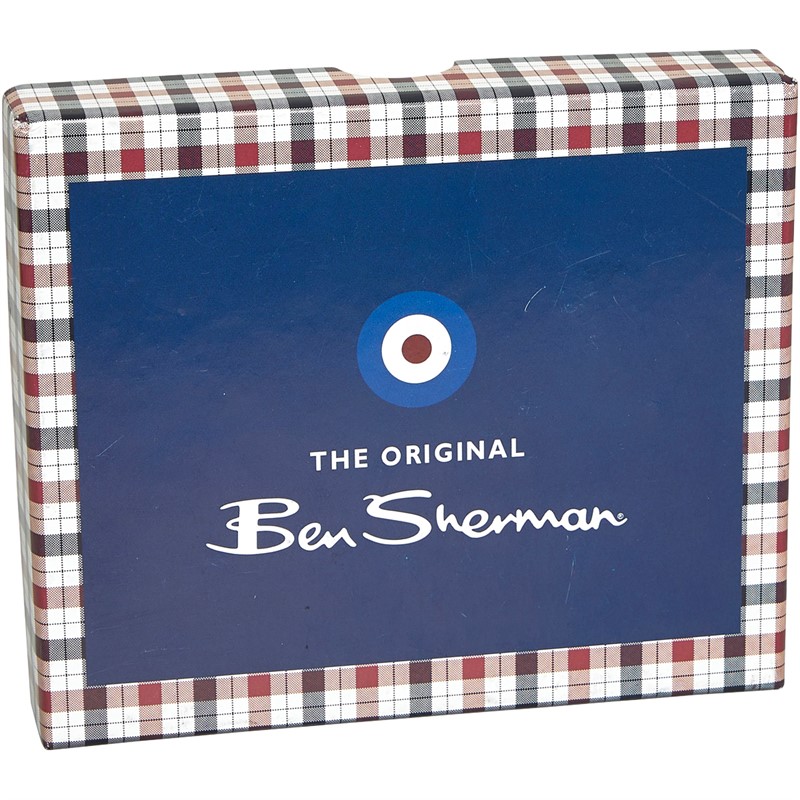 Ben Sherman Mens Fuller Bi-fold Wallet Brown