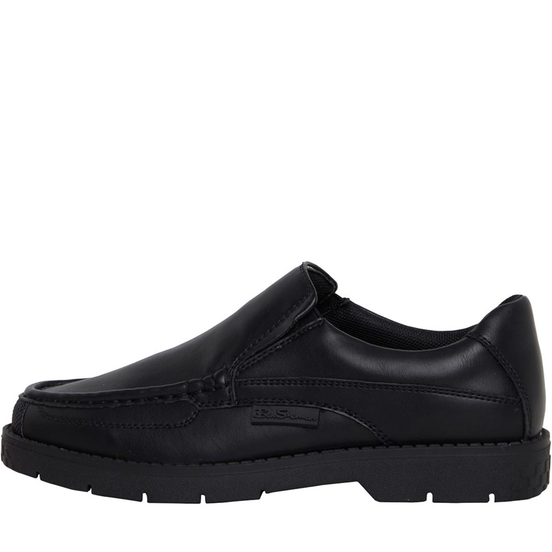 Buy Ben Sherman Junior Boys Strummer Slip On School Shoes Black