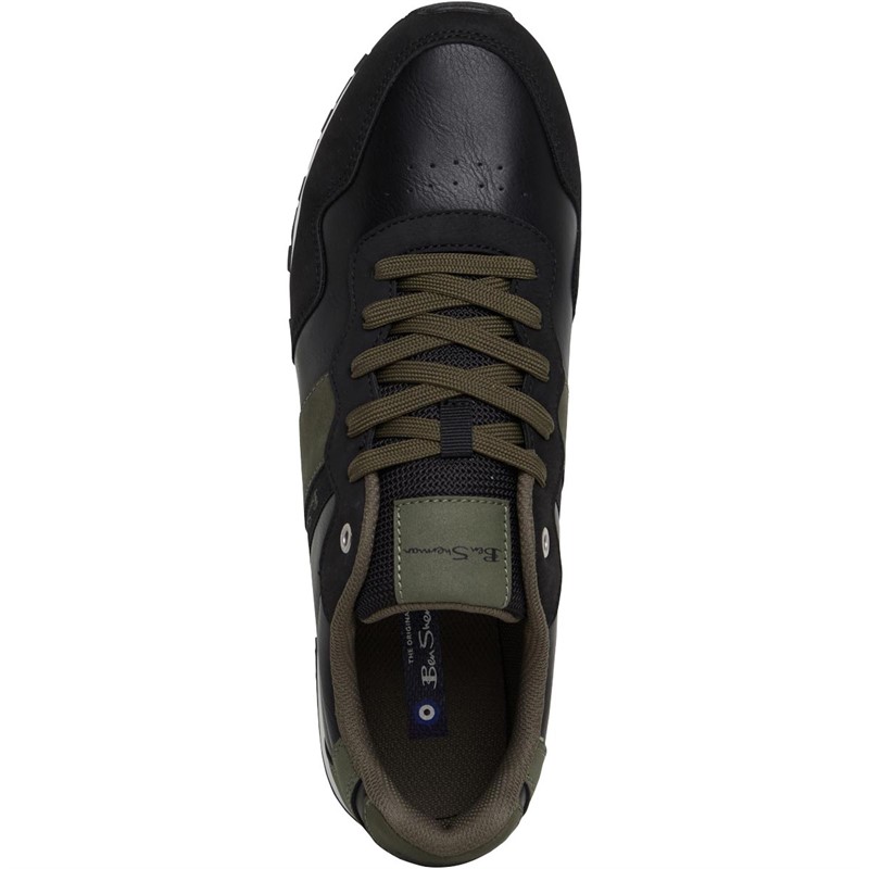 Ben Sherman Owen Scarpe Da Ginnastica Uomo - Ispirazione Retro, Tomaia Sintetica Marrone, Suola In Gomma