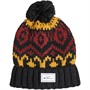 Ben Sherman Mens Fairisle Beanie Navy/Yellow/Multi