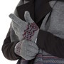 Ben Sherman Mens Fairisle Gloves Grey/Red/Multi