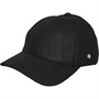 Ben Sherman Mens Melton Wool Baseball Cap Black