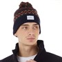 Ben Sherman Mens Fairisle Beanie Navy/Red/Multi