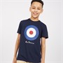 Ben Sherman Boys Target T-Shirt Navy Blazer