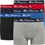 Ben Sherman Boys Five Pack Boxer Trunks Navy Blazer