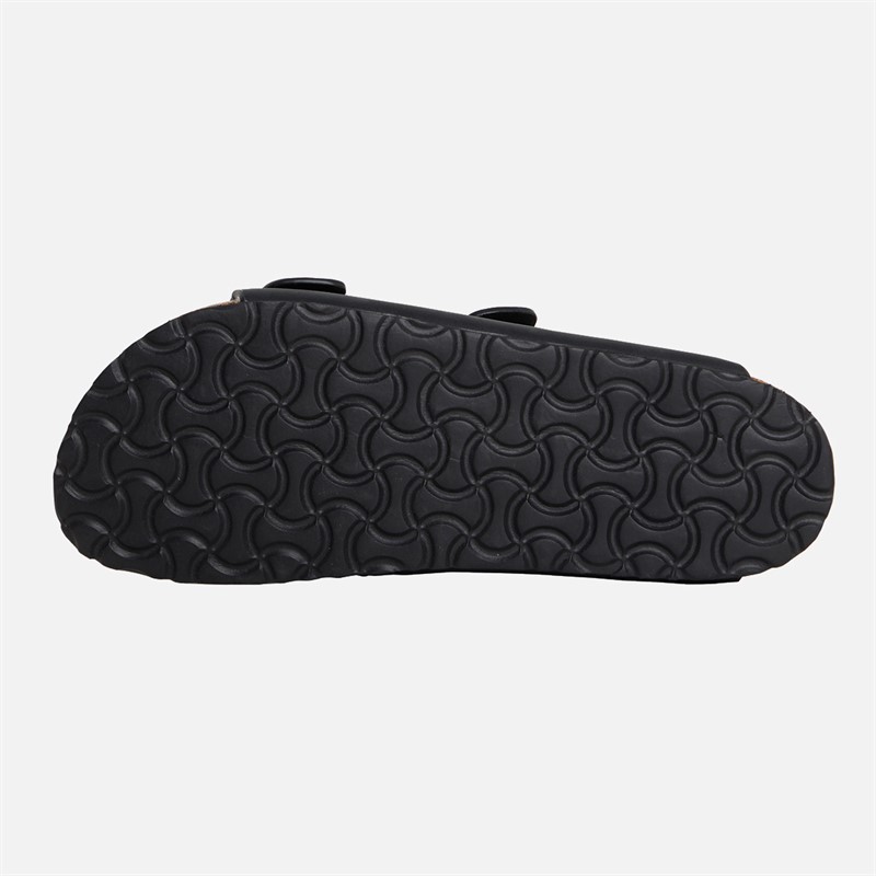 Ben Sherman Mens Tonic Double Buckle Sandals Black
