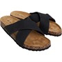 Ben Sherman Mens Hayling Cross Strap Sandals Black