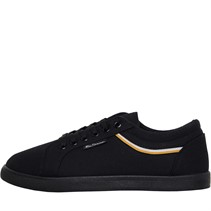 Ben Sherman Mens Southport Canvas Shoes Black