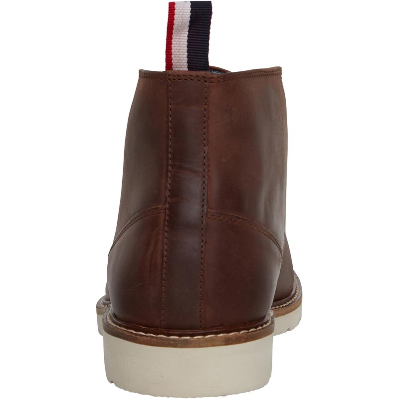 Ben Sherman Mens Hampton Chukka Boots Brown