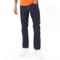 Ben Sherman Mens Five Pocket Straight Fit Jeans Blue Rinse