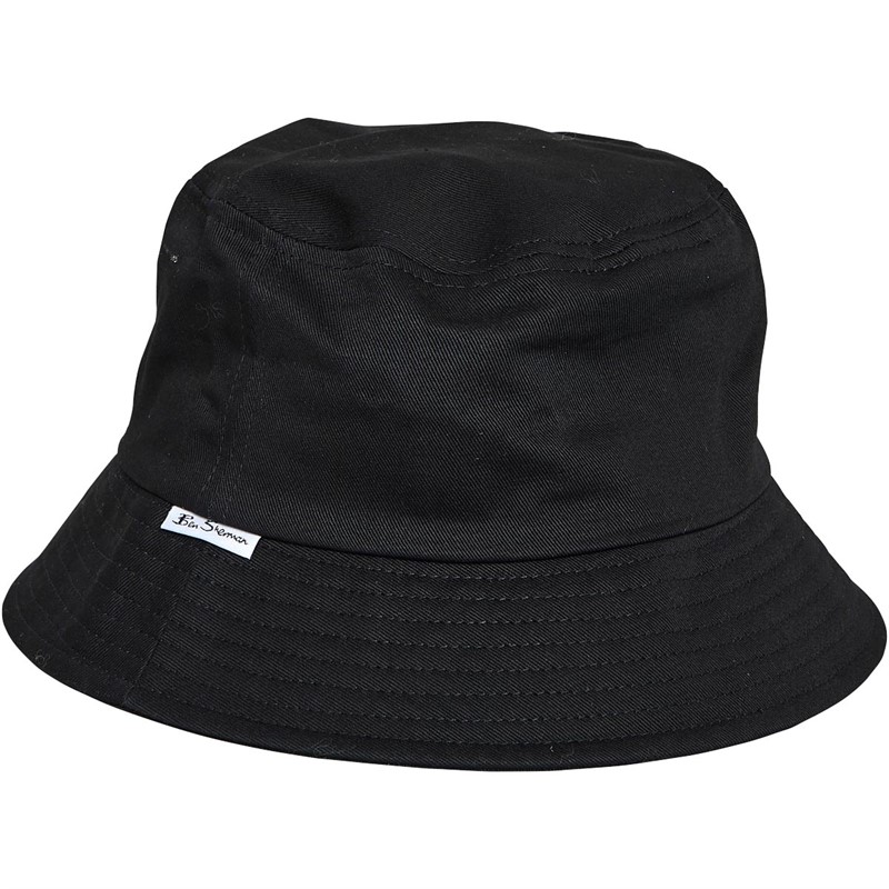 Ben Sherman Mens Birdsall Bucket Hat Black