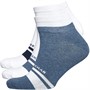 Ben Sherman Mens Java Three Pack Trainer Liner Socks White/Blue