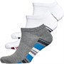 Ben Sherman Mens Clarence Three Pack Trainer Liner Socks White/Grey