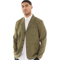 Ben Sherman Mens Ripstop Workwear Blazer Khaki