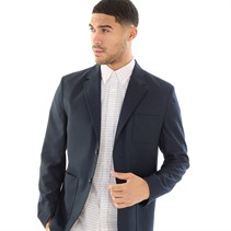 Ben Sherman Mens Twill Blazer Dark Navy