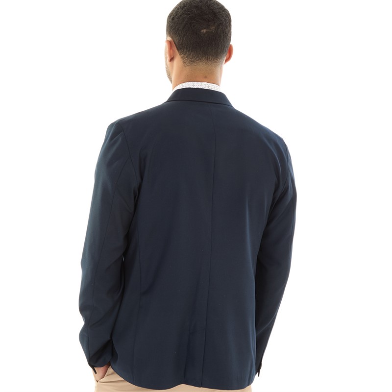 Ben Sherman Mens Twill Blazer Dark Navy