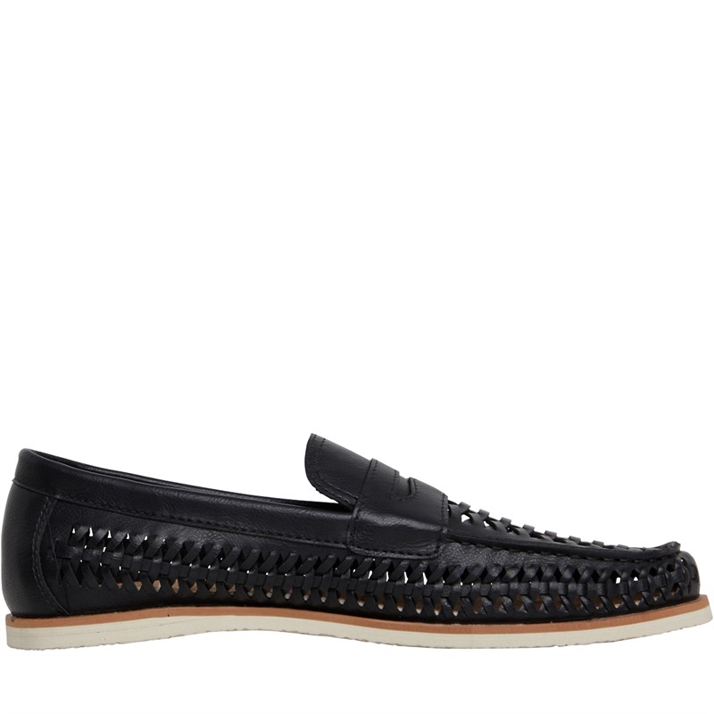 Ben Sherman Mens Miami Slip On Shoes Black