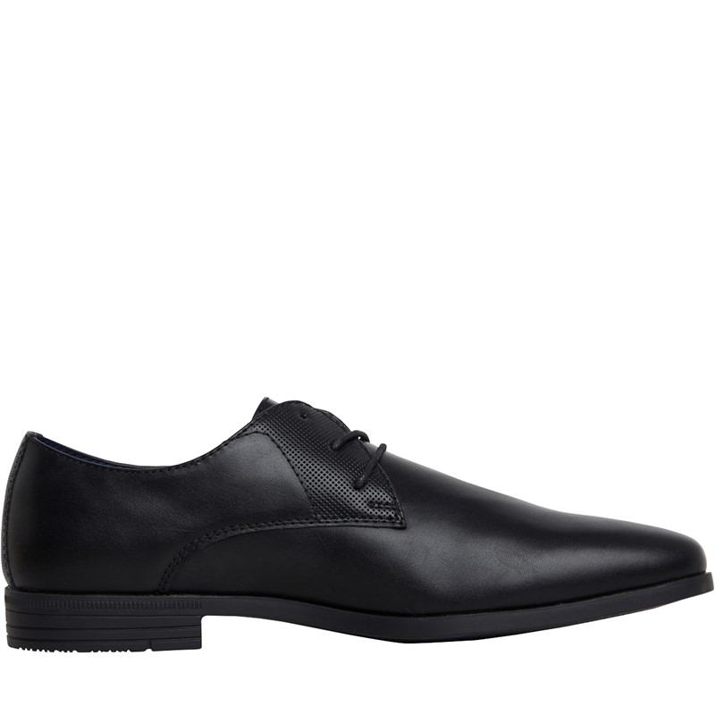 Ben Sherman Mens Derek Derby Shoes Black