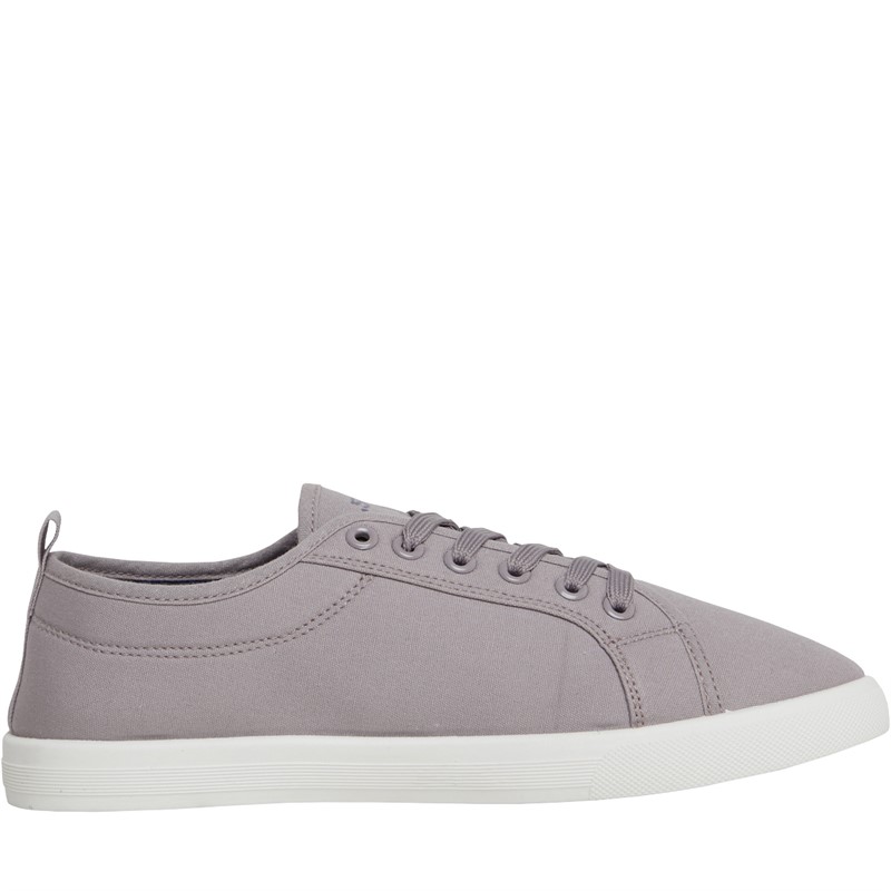 Ben Sherman Mens Southside Central Canvas Pumps Grey