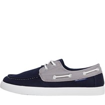 Ben Sherman Mens Lagoon Bay Deck Shoes Navy/Grey