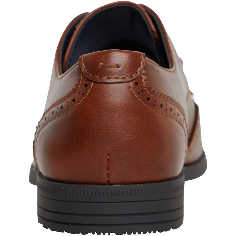 Ben Sherman Mens Clive Brogue Shoes Tan