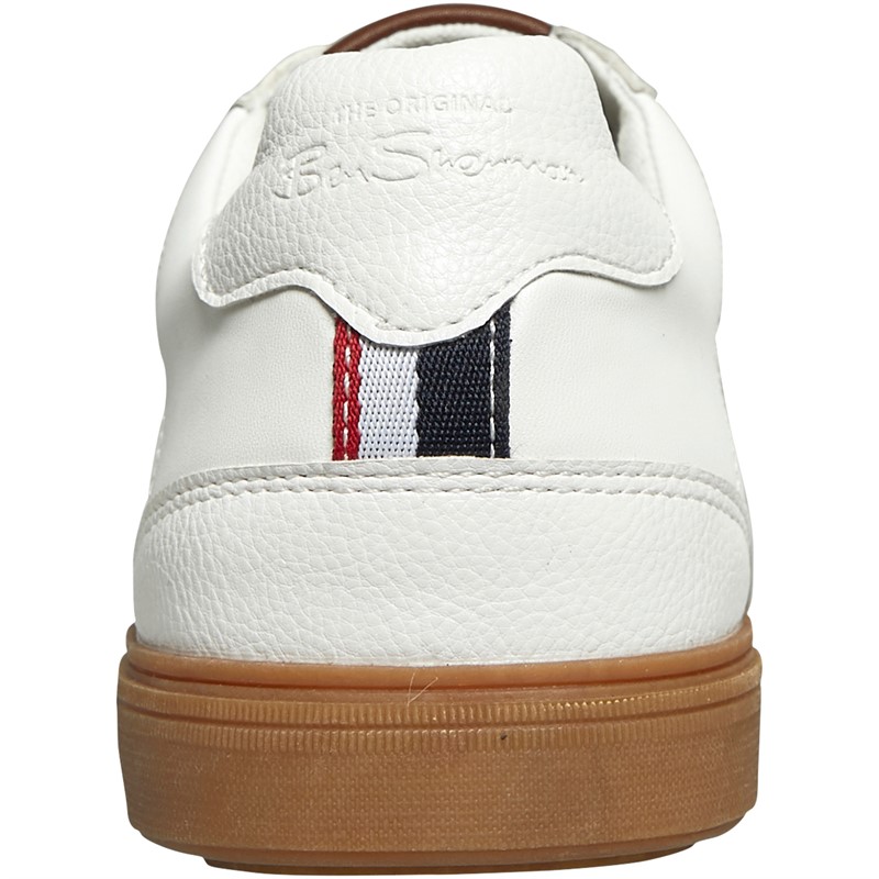 Ben Sherman Mens Gus Trainers White
