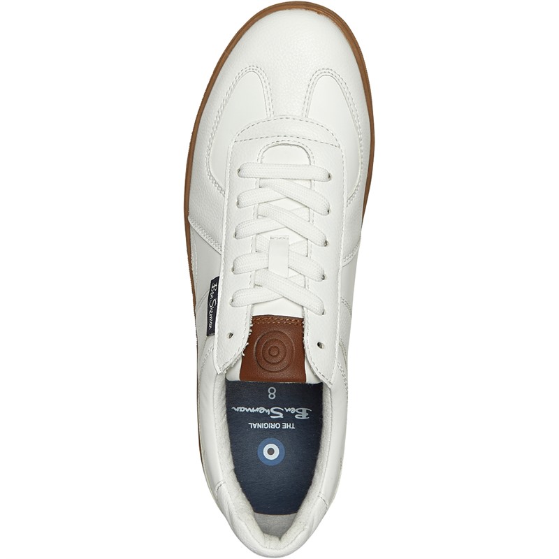 Ben Sherman Mens Gus Trainers White