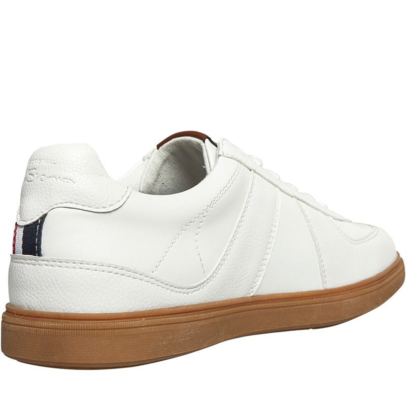 Ben Sherman Mens Gus Trainers White