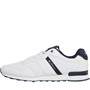 Ben Sherman Mens Owen Retro Trainers White/Navy Mesh