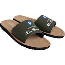 Ben Sherman Mens Daytona Sliders Khaki