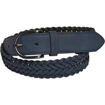 Ben Sherman Mens Tranter Plait Belt Navy