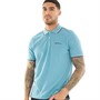Ben Sherman Herren Twin Tipped Kurzarm Polohemden Blau