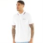 Ben Sherman Mens Twin Tipped Polo White