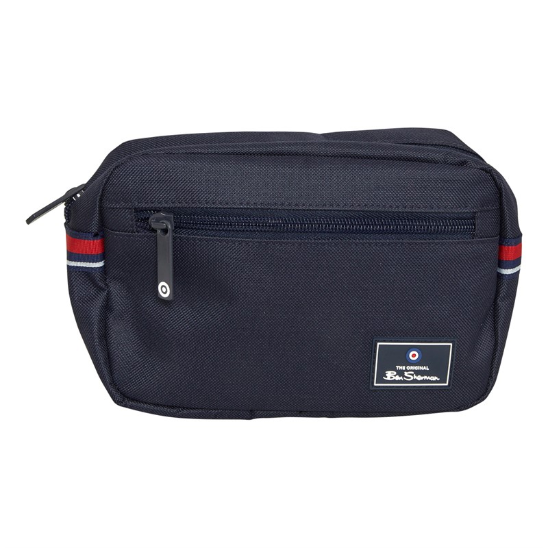 Ben Sherman Mens Lancaster Cross Body Camera Bag Navy