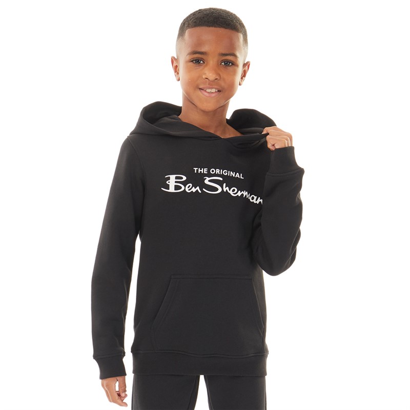 Ben Sherman Boys The Original Hoodie Black