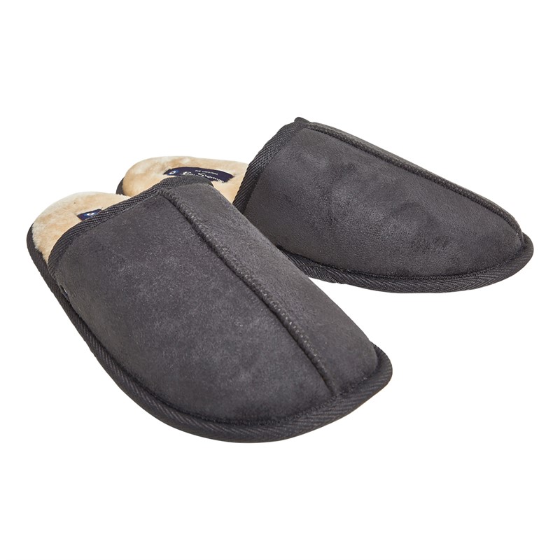 Ben Sherman Mens Abode Mule Slippers Grey