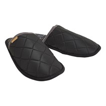 Ben Sherman Mens Serifos Quilted Mule Slippers Black