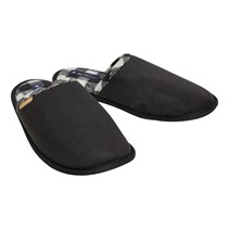 Ben Sherman Mens Montage Mule Slippers Black