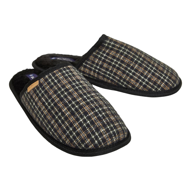 Ben Sherman Mens Arima Mule Slippers Black