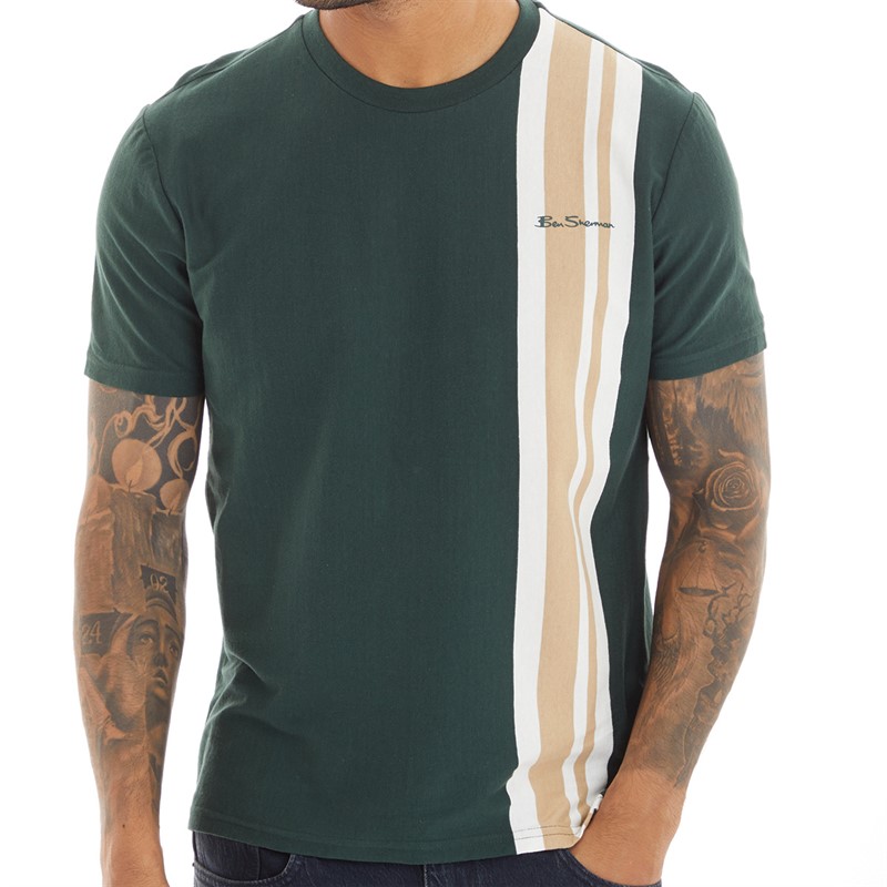 Ben Sherman Mens House Mod T-Shirt Dark Green